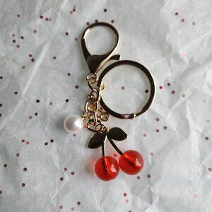 Fashion Small Cherry Bag Charm of Choice, NWOT